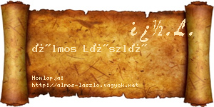 Álmos László névjegykártya